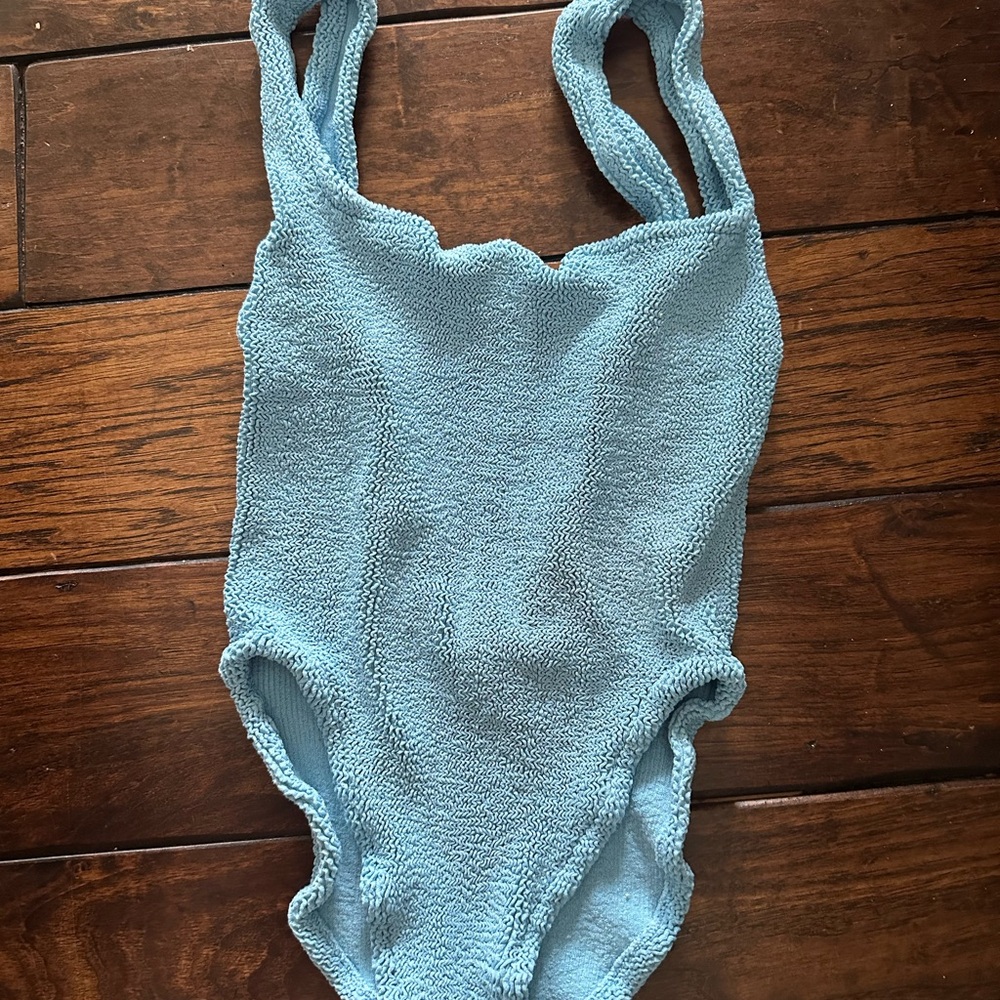 Kids Blue One Piece Swimsuit